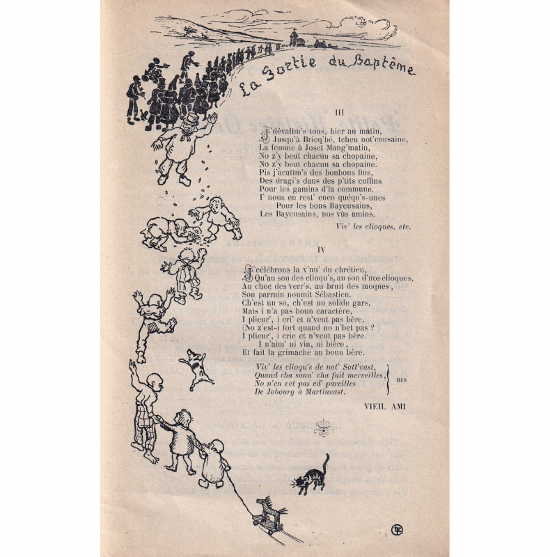 La Sortie du baptême, 1898 