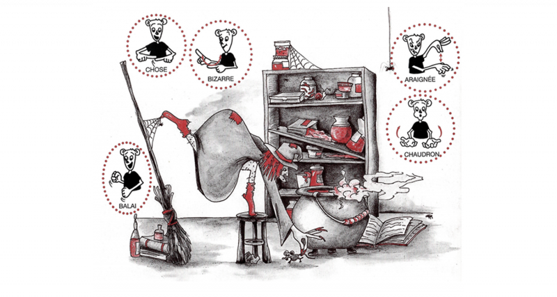 Ill. 1, « La Sorcière Canimo », de Monica Companys