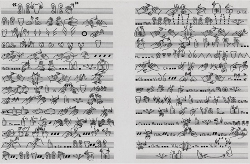 Figure 3. Dessin de Victor Abbou, comédien Sourd Les Pierres – IVT – (1989)